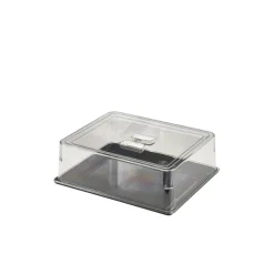 Abdeckung / Haube, Polycarbonat - 32,5x26,5x10cm (GN 1/2)