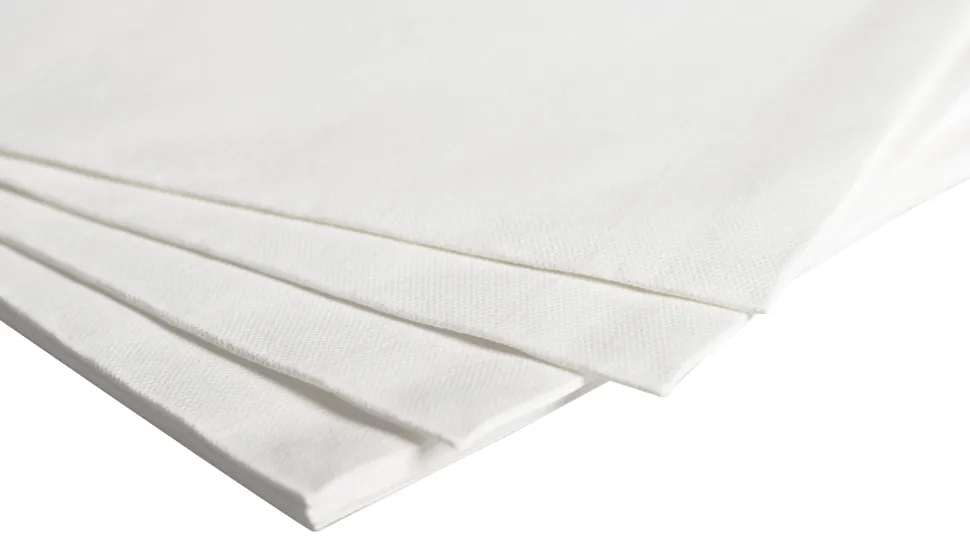 Airlaid-Serviette, 40 x 40 cm, 1/4 Falz - weiß