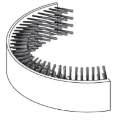 Außenrandbürste f. Alu-Durchfluter