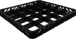 Aufsatz 25-Fach Spülkorb, schwarz - 50x50x4,5cm