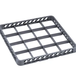 Aufsatz Spülkorb 16-Fach, grau (Rack 98) - 50x50x4,5cm