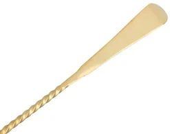 Barlöffel Biloxi Strainer, Edelstahl, goldfarben - 34,5cm