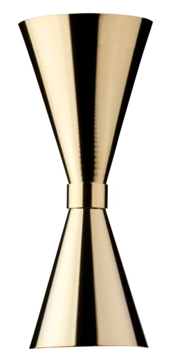 Barmaß / Jigger Mr. Slim, goldfarben - Edelstahl (30/45ml)