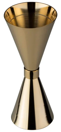 Barmaß / Jigger Mr. Slim, goldfarben - Edelstahl (30/45ml)