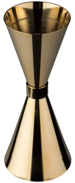Barmaß / Jigger Mr. Slim, goldfarben - Edelstahl (30/60ml)