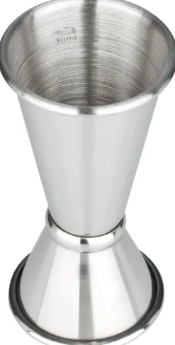 Barmaß/ Jigger poliert - Edelstahl (20/40ml)