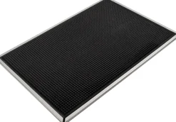 Barmatte, mit Edelstahlrahmen - 46,9x31,5cm