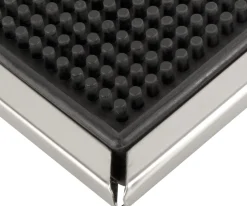 Barmatte, mit Edelstahlrahmen - 46,9x31,5cm