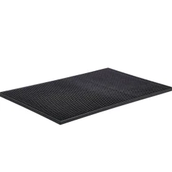 Barmatte PVC schwarz - 45x30x1cm