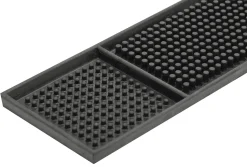 Barmatte schwarz, mit Shot - 1 x 8 x 60cm