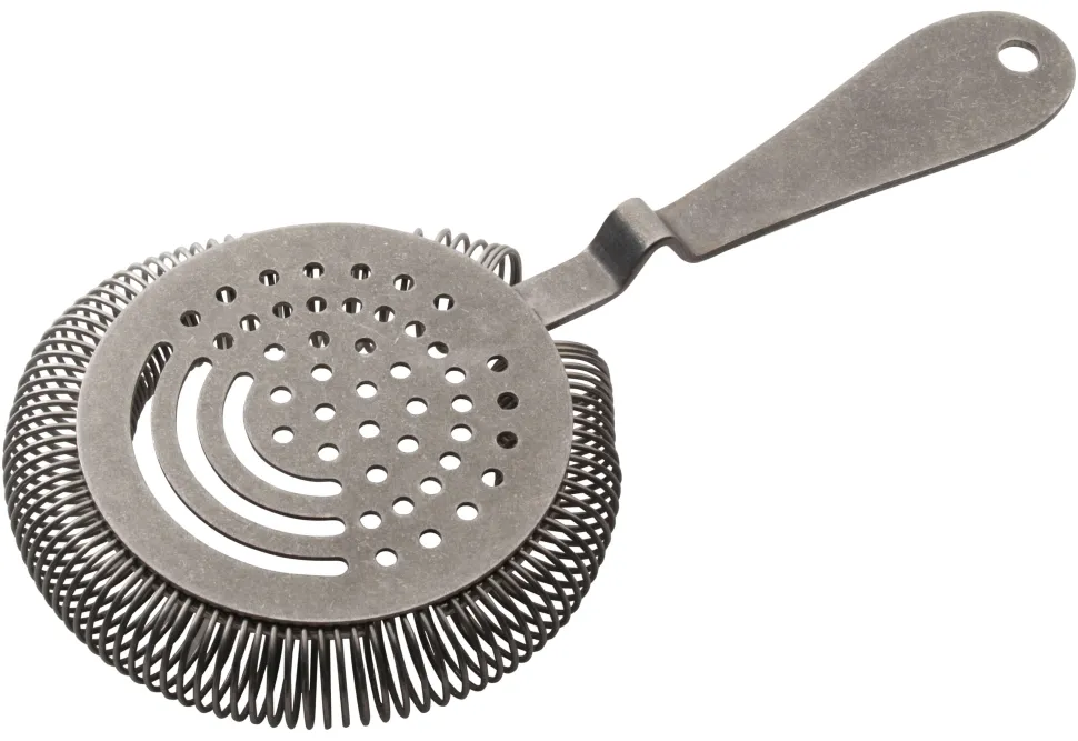 Barsieb, vintage - Edelstahl (9,0cm)
