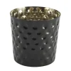 Becher, gehämmert, schwarz - Edelstahl (400ml)
