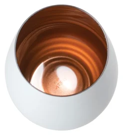 Becher, matt weiß/bronze, Elements Stölzle - 465ml