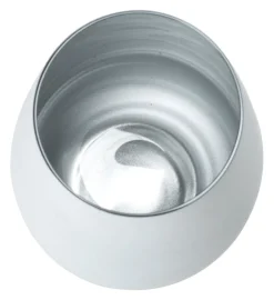 Becher, matt weiß/silber, Elements Stölzle - 465ml