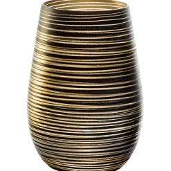 Becher Twister schwarz-gold, Stölzle - 465ml