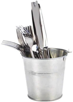 Besteck-Eimer - Stahl verzinkt (800ml)