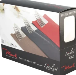 Besteckserviette Linclass, 33x40cm, 1/8Falz - weiß (300 Stk.)