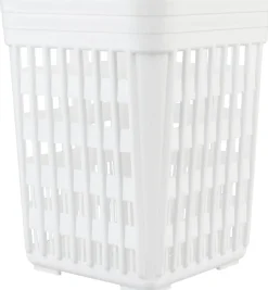 Besteck-Spülkorb, PP Kunststoff weiß - 13,8x10,8cm