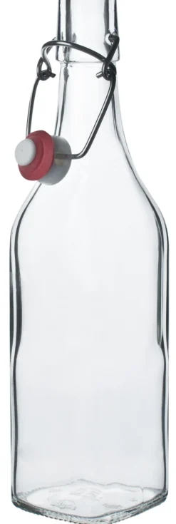Bügelverschlussflasche eckig - 500ml