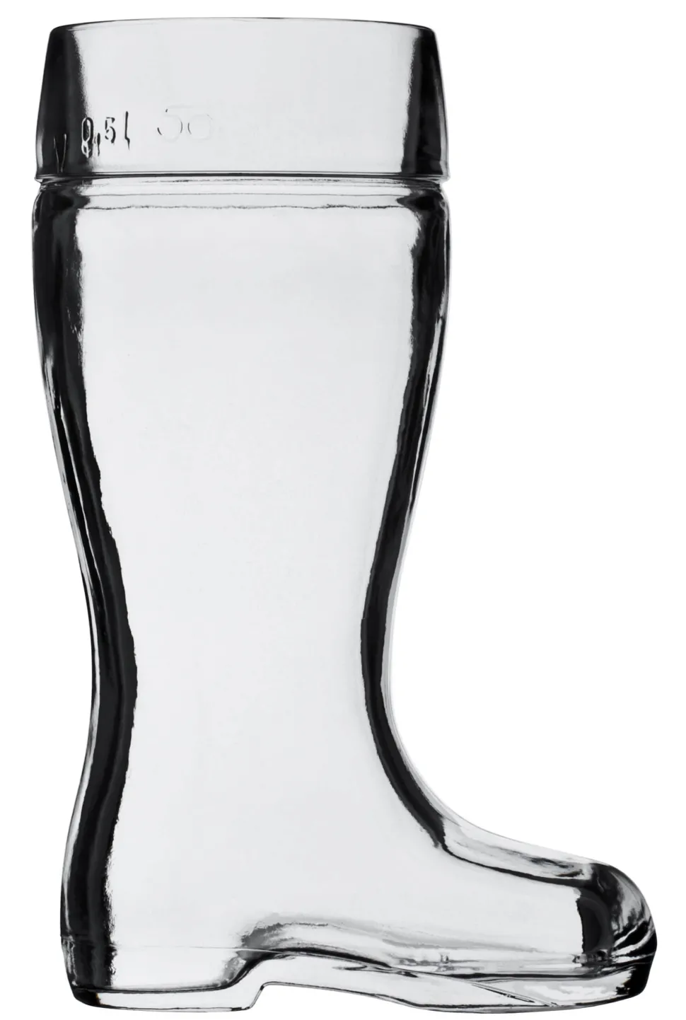 Bierstiefel, Stölzle Oberglas - 685ml, 0,5l FS