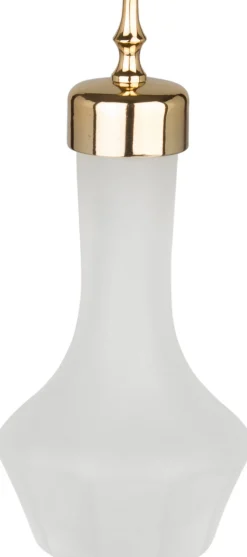 Bitterflasche satiniert, Prime Bar, Ausgießer goldfarben - 30ml