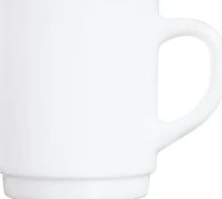 Bockbecher / Tasse Opalglas weiß, Luminarc - 290ml (12 Stk.)