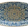 Bonna Alhambra Gourmet Platte oval 15x8,5cm blau - 12 Stück