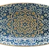 Bonna Alhambra Gourmet Platte oval 19x11cm blau - 12 Stück