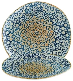 Bonna Alhambra Vago Teller flach 29cm blau - 6 Stück