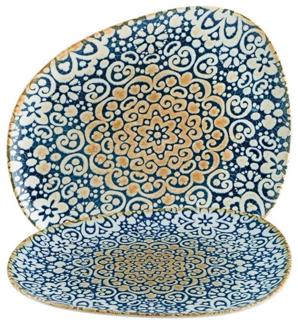 Bonna Alhambra Vago Teller flach 19cm blau - 12 Stück