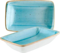 Bonna Aura Aqua Moove Rechteckschale 16x9cm türkis - 12 Stück