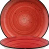 Bonna Aura Passion Gourmet Teller tief 20cm rot - 12 Stück