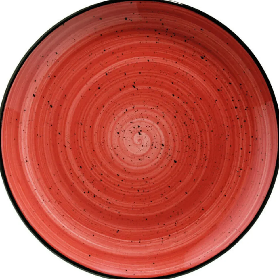 Bonna Aura Passion Gourmet Teller flach 27cm rot - 12 Stück