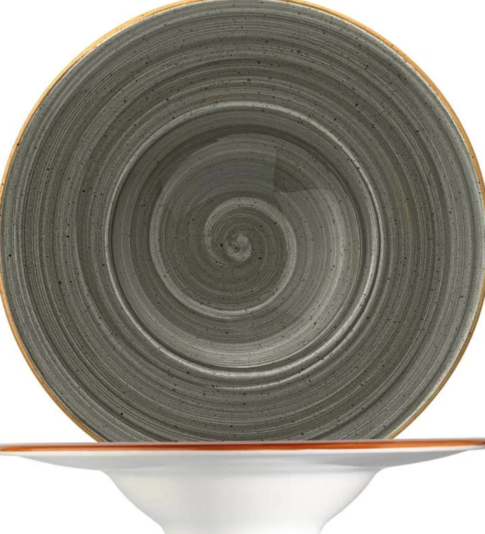 Bonna Aura Space Banquet Pastateller 28cm grau - 6 Stück