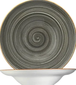 Bonna Aura Space Gourmet Pastateller 27cm grau - 6 Stück