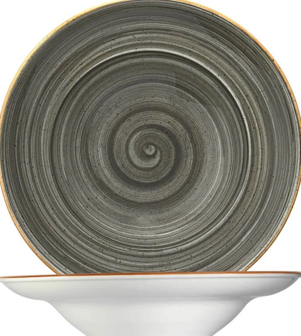 Bonna Aura Space Gourmet Pastateller 27cm grau - 6 Stück