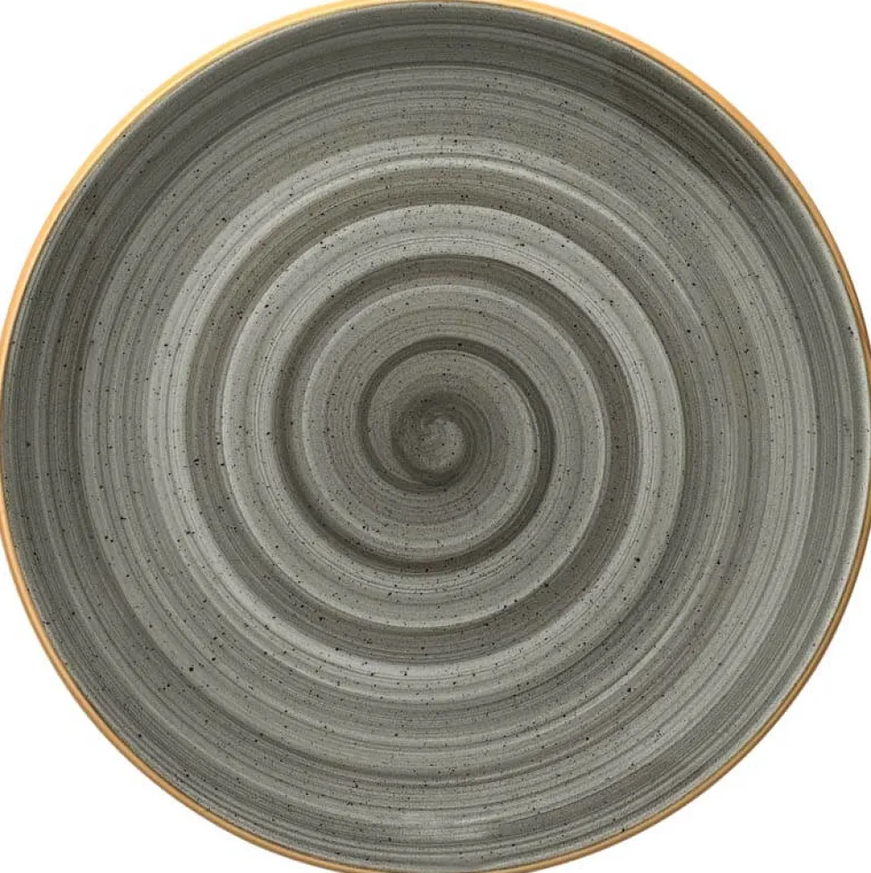 Bonna Aura Space Gourmet Teller flach 27cm grau - 12 Stück