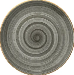 Bonna Aura Space Gourmet Teller flach 25cm grau - 12 Stück