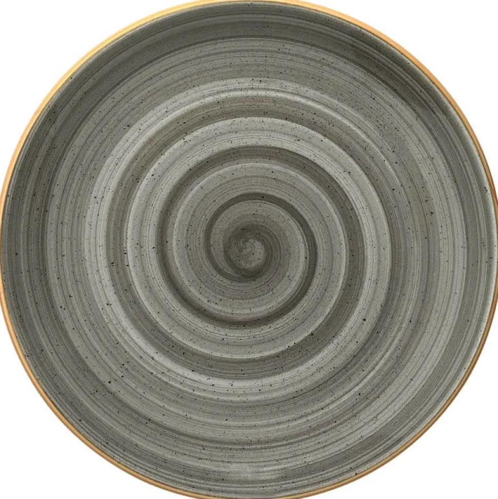 Bonna Aura Space Gourmet Teller flach 25cm grau - 12 Stück