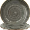 Bonna Aura Space Gourmet Teller tief 20cm grau - 12 Stück