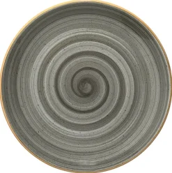 Bonna Aura Space Gourmet Teller flach 17cm grau - 12 Stück