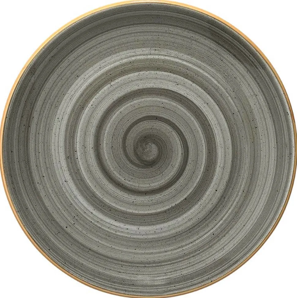 Bonna Aura Space Gourmet Teller flach 17cm grau - 12 Stück