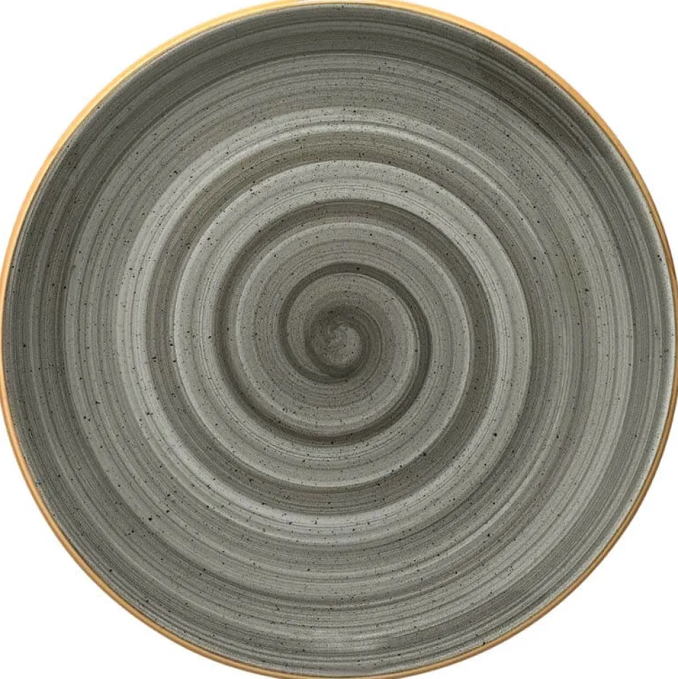 Bonna Aura Space Gourmet Teller flach 21cm grau - 12 Stück