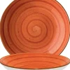 Bonna Aura Terracotta Bloom Teller tief 23cm orange - 6 Stück