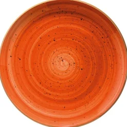 Bonna Aura Terracotta Gourmet Teller flach 30cm orange - 6 Stück