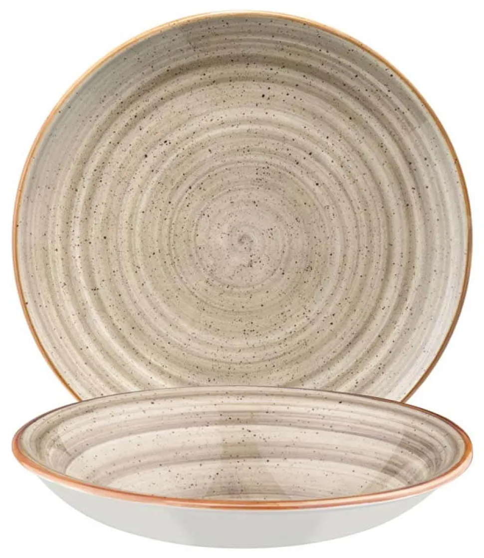 Bonna Aura Terrain Gourmet Teller tief 20cm beige - 12 Stück