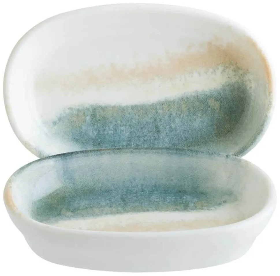 Bonna Fium Hygge Schale oval 10x6,5cm, 6cl blau - 12 Stück