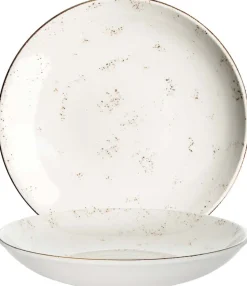 Bonna Grain Bloom Teller tief 28cm creme - 6 Stück