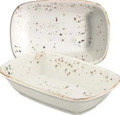 Bonna Grain Gourmet Rechteckschale 17x11,5cm creme - 12 Stück
