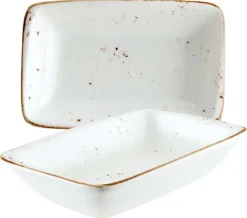 Bonna Grain Moove Rechteckschale 16x9cm creme - 12 Stück